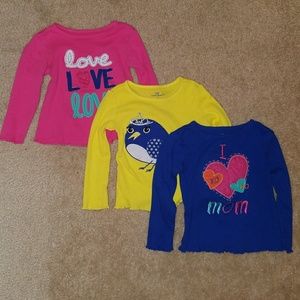 Okie dokie long sleeve ribbed shirts 2t